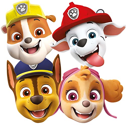 Paw Patrol Paper Masks 2022 von amscan