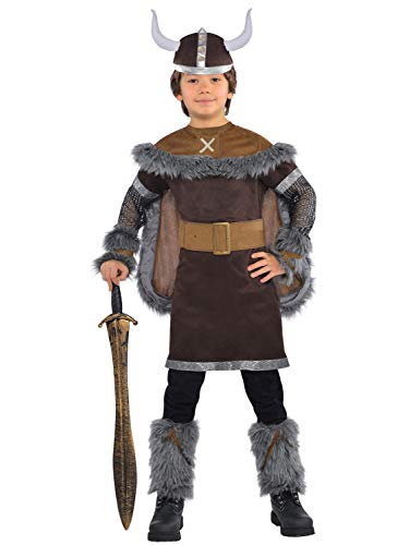 set high (PKT) (999661) Child Boys Viking Warrior Costume (4-6yr) von amscan