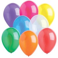 Amscan Luftballons Crystal mehrfarbig Ø27,5cm 50 Stück von Amscan