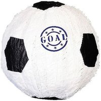 Amscan Pinata Fußball weiß/schwarz 26,6x26,6x26,6cm von Amscan