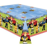 Feuerwehrmann Sam Papier-Tischdecke, für Feuerwehrparty, 1,2m x 1,8m von Amscan