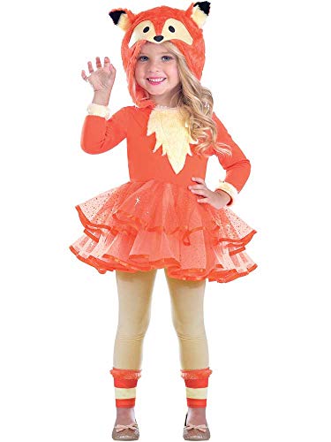 (PKT) (9903508) Child Girls Fox Costume (3-4yr) - Grp1 Brand: amscan von amscan