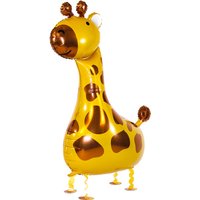 Giraffe Walker Ballon, 109cm x 89cm von Amscan