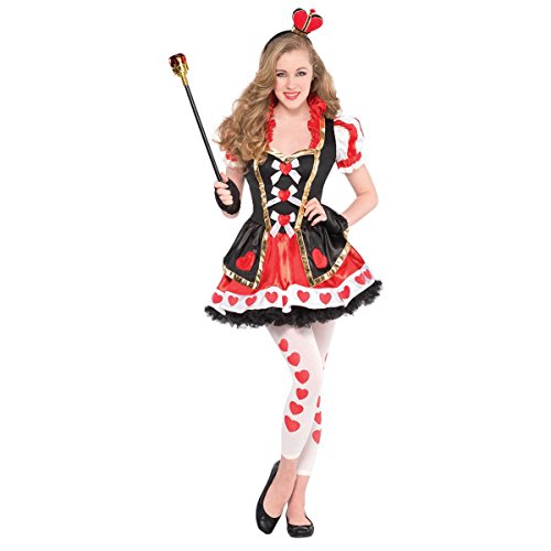 (PKT) (841970-55) Child Girls Queen of Hearts Costume (12-14yr) von amscan