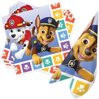 Servietten "Paw Patrol", 16er, 33cm x 33cm, Chase & Marshall von Amscan