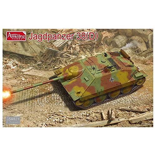 Amusing Hobby AH35A021 1:35 Jagdpanzer 38D - Plastikmodellbau, Militär - Modellbausatz für Erwachsene und Modellbau-Enthusiasten, Männer/Jugendliche von アミュージングホビー