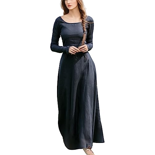 Amxleh Halloween Kostüm Damen Erwachsene für Halloween Weihnachten Party Cosplay Kostüm Vampir Tunika Uniform Renaissance Kleid Damen Maid Dress NiedlicheAnzug für Fasching & Halloween Kostüm von Amxleh