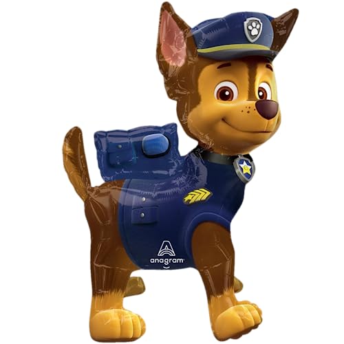 Amscan Anagram 4256501 – Paw Patrol Chase Jumbo Sitter Folienballon – 61 cm von Anagram