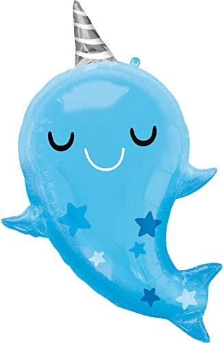 Folienballon * NARWAL - SÜSSER EINHORNWAL* als Deko für Kindergeburtstag und Party | Größe: 66x76cm | Wal Meerestiere Einhorn Kinder Geburtstag Ballon Dekoration Folienballon * NARWAL - SÜSSER EINHORNWAL* als Deko für Kindergeburtstag und Party | Größe: 66x76cm | Wal Meerestiere Einhorn Kinder Geburtstag Ballon Dekoration von Anagram