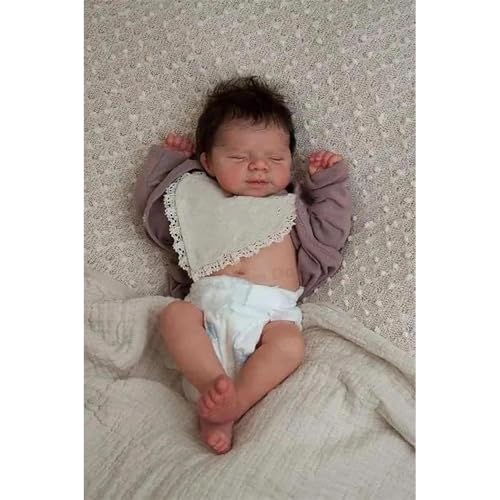 Anano 18 Zoll Reborn Baby Vollsilikon Lebensecht Silikon Puppen Baby Wie Echt, Silikon Puppen Babies Wie Echt, Ganzkörper Silikone Puppeen, Reborn Babies Vollsilikon Neugeborene Anano 18 Zoll Reborn Baby Vollsilikon Lebensecht Silikon Puppen Baby Wie Echt, Silikon Puppen Babies Wie Echt, Ganzkörper Silikone Puppeen, Reborn Babies Vollsilikon Neugeborene von Anano