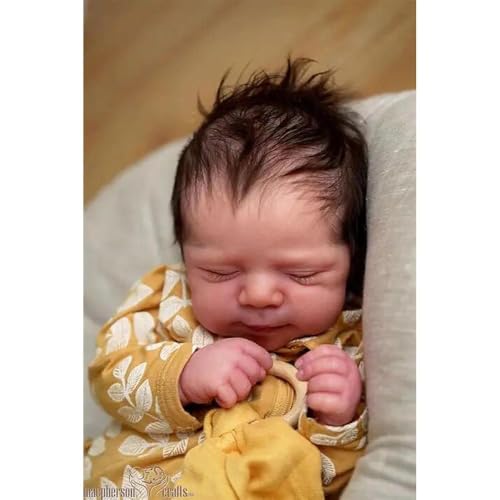 Anano Baby Puppe Echt Aus Silikon 46 cm Lebensechte Babypuppen Weichkörper Silikon Baby Junge Echt Aussehende Babypuppe Newborn Puppe Mit Haaren Anano Baby Puppe Echt Aus Silikon 46 cm Lebensechte Babypuppen Weichkörper Silikon Baby Junge Echt Aussehende Babypuppe Newborn Puppe Mit Haaren von Anano