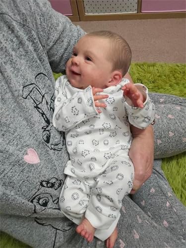 Anano Lächelnde Silikon Baby Reborn Puppen Junge Mit Backenbucht 20 Zoll Realistische Babypuppe Lebensechte Babypuppen Newborn Baby Puppe Die Aussehen Wie Echte Babys Mit Venen Für Kinder Anano Lächelnde Silikon Baby Reborn Puppen Junge Mit Backenbucht 20 Zoll Realistische Babypuppe Lebensechte Babypuppen Newborn Baby Puppe Die Aussehen Wie Echte Babys Mit Venen Für Kinder von Anano