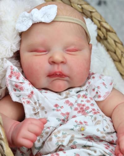 Anano Reborn Baby Mädchen Puppen 20 Zoll Echt Aussehende Silikon Puppen Baby Reborn Puppe Junge Neugeborene Reborn Babys Lebensechte Babypuppen Säuglinge Mit Schnuller von Anano