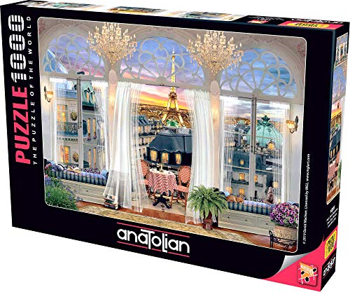 Anatolian Puzzle 1000 Teile: Pariser Dachterrasse | Puzzle-Größe: 66cmx48cm (H) von Anatolian