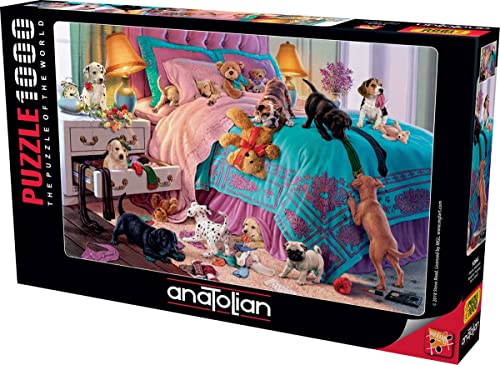 Anatolian Puzzle 1000 pièces: Méchants chiots, Steve Read von Anatolian