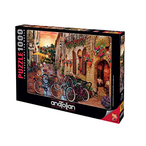 Anatolian Puzzle 1000 pièces: Vélos en Toscane, David Maclean von Anatolian