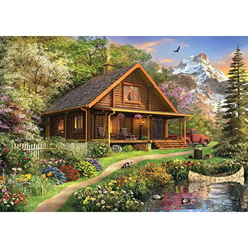 Anatolian Puzzle 1500 pièces : Cabane en rondins de Bois von Anatolian