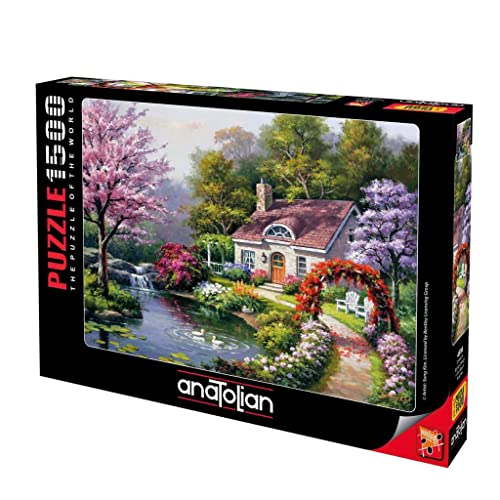 Anatolian Puzzle 1500 pièces : Cottage fleuri au Printemps von Anatolian