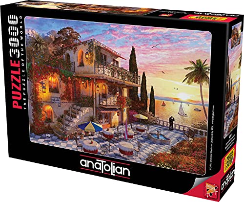 Anatolian Puzzle 3000 Teile - Mediterranean Romance - Größe 120cmx85cm (H) von Anatolian