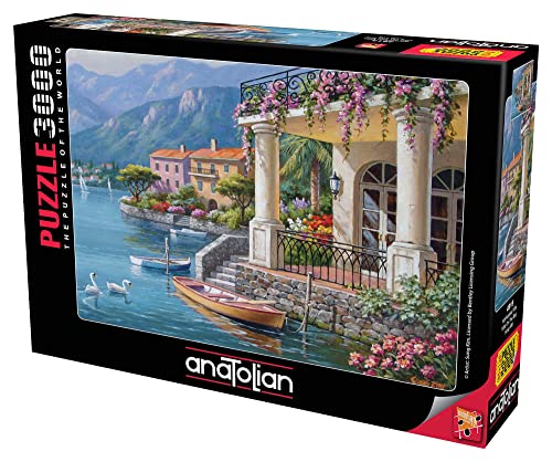 Anatolian Puzzle 3000 Teile - Villa an der Bucht | Puzzle-Größe 120cmx85cm (H) von Anatolian