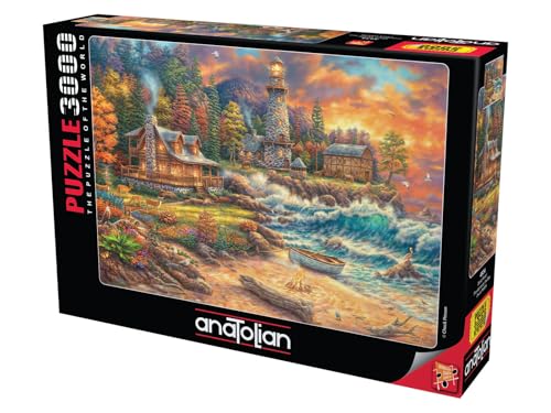 Anatolian Puzzle - Leuchtturm / 3000 Teile Puzzle #4934 von Anatolian