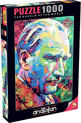 Anatolian Puzzle – Mustafa Kemal Ataturk (2018), 1000 Teile Puzzle, 1077, Mehrfarbig von Anatolian