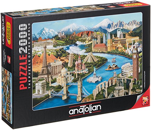 Anatolian Puzzle: 2000 beliebte Sehenswürdigkeiten braun / a von Anatolian