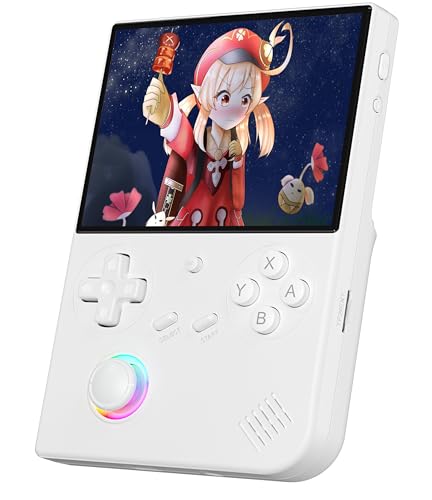 RG40XXV Retro Handheld Game Console , 4.0 Inch IPS Screen Linux System Built-in 64G TF Card 5528 Games Support HDMI TV Output 5G WiFi Bluetooth 4.2（White） von Anbernic