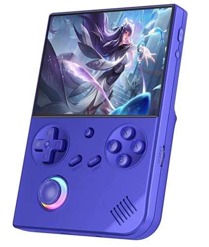 RG40XXV Retro Handheld Game Console , 4.0 Inch IPS Screen Linux System Built-in 64G TF Card 5528 Games Support HDMI TV Output 5G WiFi Bluetooth 4.2 (Blue) von Anbernic