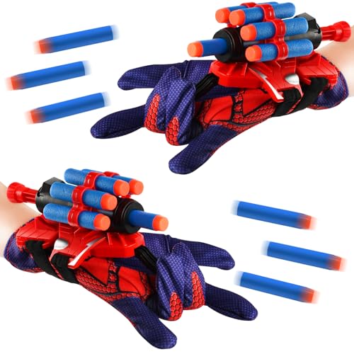 Anbobili 2 Set Launcher Handschuh, Hero Launcher Handgelenk Spielzeug, Spider Handschuhe Held Launcher Cosplay Glove Launcher, Hero Launcher Glove Lustiges Lernspielzeug Kostüm Requisiten für Kinde Anbobili 2 Set Launcher Handschuh, Hero Launcher Handgelenk Spielzeug, Spider Handschuhe Held Launcher Cosplay Glove Launcher, Hero Launcher Glove Lustiges Lernspielzeug Kostüm Requisiten für Kinde von Anbobili
