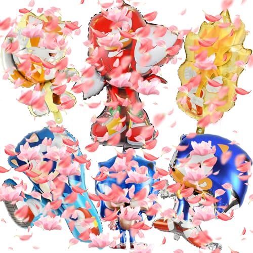 Ballons Geburtstag, 6 Stück Luftballons Kindergeburtstag, Folienballons Geburtstag Set, Kindergeburtstag Luftballons junge Mädchen, für Kinder Geburtstag Party Deko Ballons Geburtstag, 6 Stück Luftballons Kindergeburtstag, Folienballons Geburtstag Set, Kindergeburtstag Luftballons junge Mädchen, für Kinder Geburtstag Party Deko von Anbobili