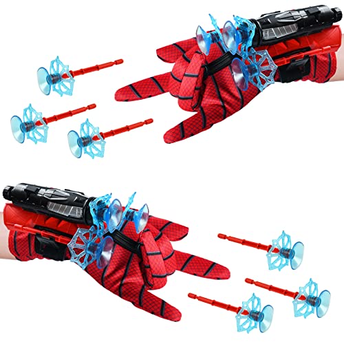 Launcher Handschuh, Hero Handschuhe, 2 Hero Launcher Handgelenk Spielzeug Set, Cosplay Glove Launcher, Hero Launcher Glove Lustiges Lernspielzeug Kostüm Requisiten für Kinder von Anbobili