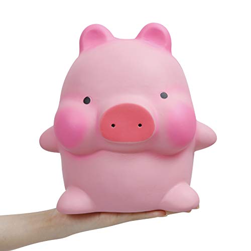 ANBOOR Squeeze Toys Rosa Schwein Squishy Jumbo Kawaii Weiches Langsam Steigendes Süßes Duftendes Tier Squishy Stressabbau von ANBOOR