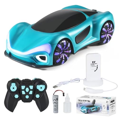 Anby families Ferngesteuertes Auto ab 3 4 5 6 Jahre Junge Mädchen,2.4G RC Auto Spielzeug mit Lichtspray & Sound,Kinderspielzeug ab 4-12 Jahre Geschenke von Anby families