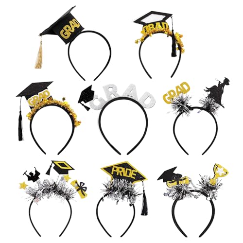 Ancsttu Abschlussfeier Kopfband - Filz Abschlussfoto Kopfbedeckung - Haarschmuck Set Als Bühnenaccessoire Für Fotomotive Ancsttu Abschlussfeier Kopfband - Filz Abschlussfoto Kopfbedeckung - Haarschmuck Set Als Bühnenaccessoire Für Fotomotive von Ancsttu