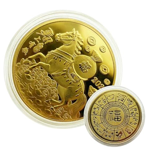 Ancsttu Antike Münze,Glückspferd-Münze - Sammlung Souvenir 2026 Kunst Display Für Frauen Kinder Zuhause Sammeln Sammler Ancsttu Antike Münze,Glückspferd-Münze - Sammlung Souvenir 2026 Kunst Display Für Frauen Kinder Zuhause Sammeln Sammler von Ancsttu