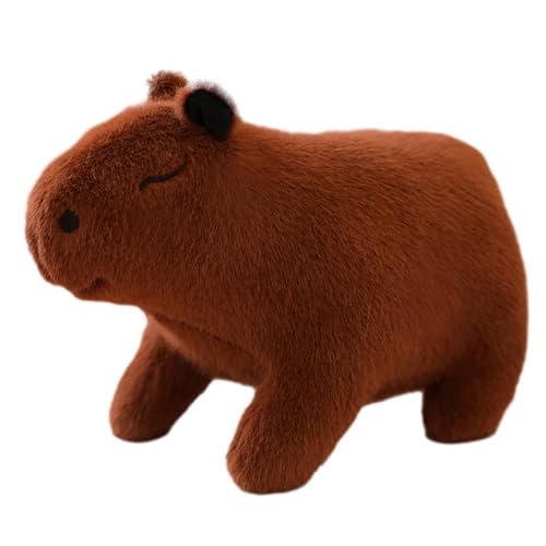 Ancsttu Capybara Plüschpuppe, Gefüllte Capybara,10 Zoll Capybara Spielzeug | Verspielter Begleiter, Plüschtiere, Tischdekoration für Zuhause, Wohnzimmer und Schlafzimmer von Ancsttu