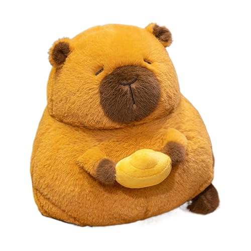 Ancsttu Capybara Stofftier, Spielzeug Capybara - Kuscheltiere, süßes weiches Capybara-Plüschfiguren-Spielzeug - Cartoon-Tier-Puppenspielzeug, exquisit für Ostern, Geburtstag, Kindertag von Ancsttu