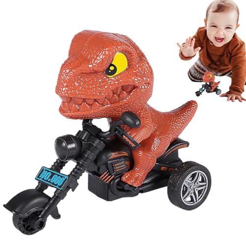 Ancsttu Dinosaurier-Motorrad für Kinder, zurückziehbares Dinosaurier-Auto,Trägheits-Motorradspielzeug - Reibungsbetriebenes Motorrad-Spielspielzeugauto für Kinder, Dinosaurier-Autospielzeug für von Ancsttu