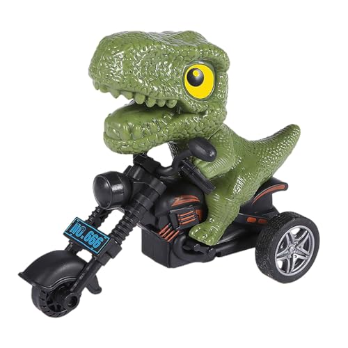 Ancsttu Dinosaurier-Motorradspielzeug, Reibungsbetriebenes Dinosaurierauto,Trägheits-Motorradspielzeug | Reibungsbetriebenes Motorrad-Spielspielzeugauto für Kinder, Dinosaurier-Autospielzeug für von Ancsttu