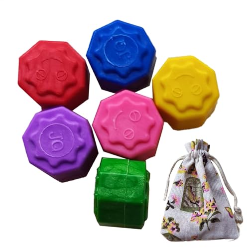 Ancsttu Gonggi Korean Game, 6/12 Stück Gonggi Spiel Gonggi Stones Traditioneller Jack Gonggi Familienreisespiele Traditionelles Koreanisches Spielspiel Für Kinder Erwachsener, Zufällige Farbe von Ancsttu