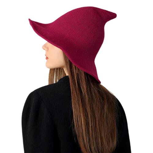 Ancsttu Hexenhut | Spitzer Hexenhut Kostüm Für Damen Und Herren - Leichtes Kopfbekleidungs Verkleidungszubehör Für Herren Erwachsene Feste Maskenbälle Bühnenauftritte Ancsttu Hexenhut | Spitzer Hexenhut Kostüm Für Damen Und Herren - Leichtes Kopfbekleidungs Verkleidungszubehör Für Herren Erwachsene Feste Maskenbälle Bühnenauftritte von Ancsttu