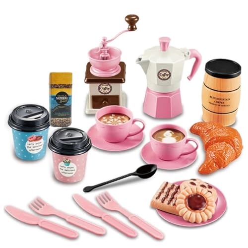 Ancsttu Teeservice-Spielzeug für Mädchen, Tea Time Pretend Toy | Tea Time Teespielset | Prinzessin Tea Time Rollenspielspielzeug für Freunde, Familie, , Mädchen von Ancsttu