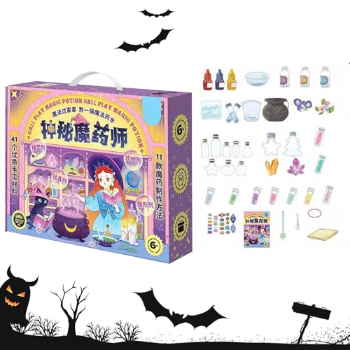 Ancsttu Zaubertrank Set Halloween, STEM Wissenschaftliches Lernspielzeug, Pädagogisches Handgemachtes Bastelset für und Mädchen Hausunterricht Themenevents Klassenaktivitäten Spieltermine Ancsttu Zaubertrank Set Halloween, STEM Wissenschaftliches Lernspielzeug, Pädagogisches Handgemachtes Bastelset für und Mädchen Hausunterricht Themenevents Klassenaktivitäten Spieltermine von Ancsttu