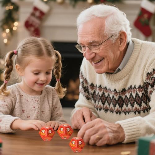Santa Swap Geschenk Würfel, 2 Stück 2025 Neues Austausch Würfelspiel Geschenkaustausch Würfel Weihnachtsmann Weihnachtswürfel Für Familien, Freunde, Klassenkameraden Santa Swap Geschenk Würfel, 2 Stück 2025 Neues Austausch Würfelspiel Geschenkaustausch Würfel Weihnachtsmann Weihnachtswürfel Für Familien, Freunde, Klassenkameraden von Ancsttu