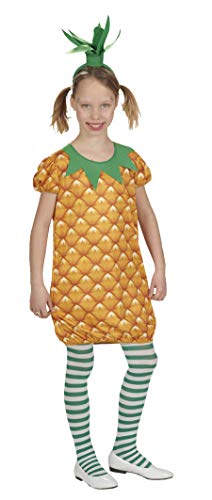 Andrea Moden - Kinderkostüm Ananas, Kleid und Haarreif, Früchtchen, Mottoparty, Karneval von Elbenwald