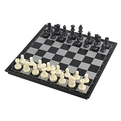 Andux Faltbares Magnetisches Schachspiel Set Brettspiel mit Schachbrett und Schachfiguren GJXQ-04 (L) von Andux