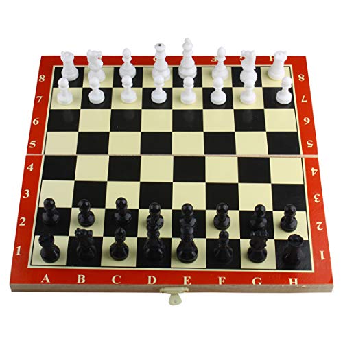 Andux Folding Holzschachspiel Schachspiel GJXQ-01 (29 * 29cm) von Andux