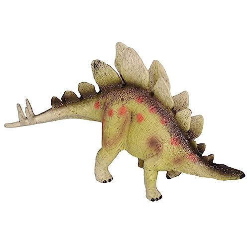 Andux Realistische Dinosaurier Figuren Spielzeug Wilder Dschungel Lernen Lernspielzeug FZKL-02 (Brauner Stegosaurus) von Andux