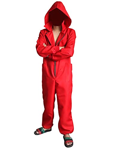 Angelaicos Unisex Dali Maske Rot Kostüm für La Casa De Papel Jumpsuits 2019 NEU - Rot - Medium von Angelaicos